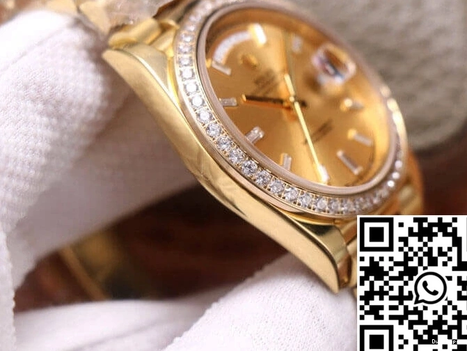 M228348RBR-0002 Gold Date 18ct Factory Day EW Rolex 0429